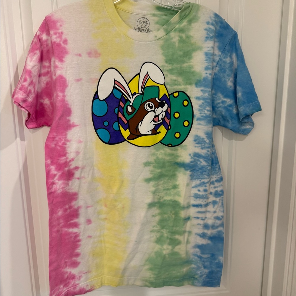 Buc-ee unisex Easter Tie-Dye Bunny T-Shirt - Multicolor